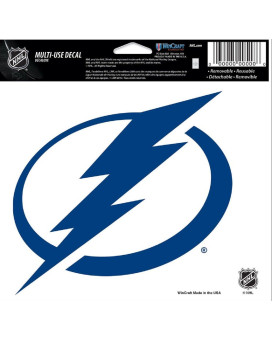 Wincraft Nhl Tampa Bay Lightning Multi-Use Colored Decal 5 X 6