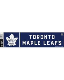 Wincraft Nhl Toronto Maple Leafs Wcr13347713 Bumper Strip 3 X 12