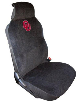 Fremont Die Ncaa Oklahoma Sooners Car Seat Cover, Standard, Blackteam Colors