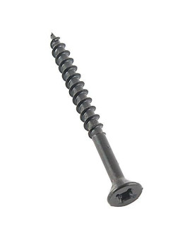 Ap Products 012-Fsq25 Bl 8 X 2 Black Flat Head Screws, 2 / Pack Of 25