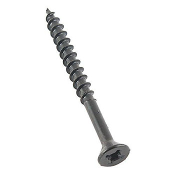 Ap Products 012-Fsq25 Bl 8 X 2 Black Flat Head Screws, 2 / Pack Of 25