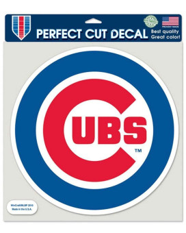 Chicago Cubs 8X8 Color Die Cut Window Cling