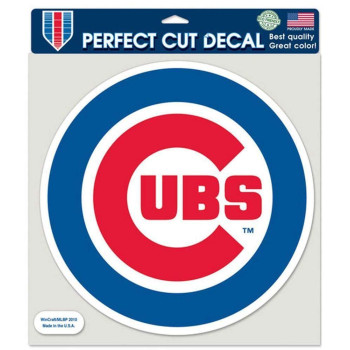 Chicago Cubs 8X8 Color Die Cut Window Cling