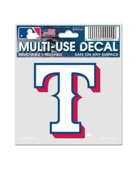 Wincraft Mlb Texas Rangers 84403010 Multi-Use Decal 3 X 4