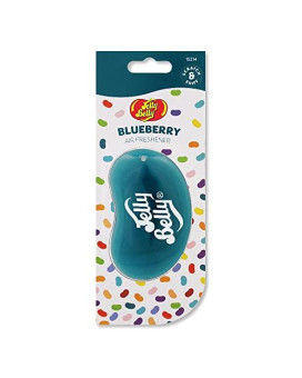 Jelly Belly Car Air Freshener - Blueberry 3D Hanging Freshener Car Scent Lasts Up To 30 Days, Air Freshener Car, Home Or Office Genuine Jelly Belly Car Air Fresheners For Women, Men And Kids