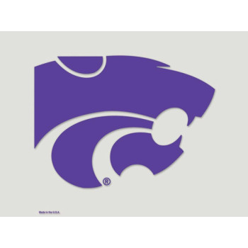 Ncaa Kansas State Wildcats Die-Cut Color Decal 8X8 Team Color