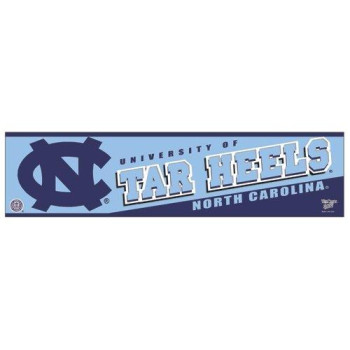 Wincraft Ncaa North Carolina Tar Heels 3X12 Bumper Strip Decal One Size Team Color