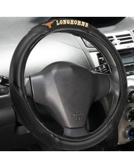 Fremont Die Ncaa Texas Longhorns Massage Grip Steering Wheel Cover Fits Most 14 To 15 Steering Wheels Blackteam Colors