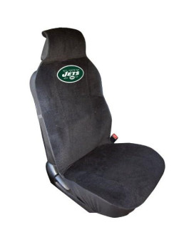 Fremont Die Nfl New York Jets Car Seat Cover, Standard, Black/Team Colors