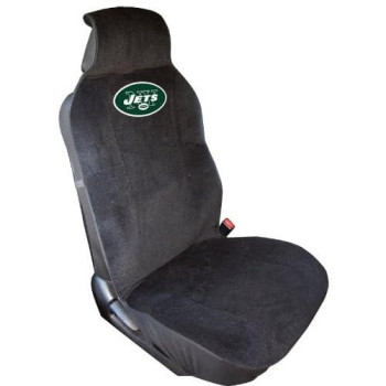 Fremont Die Nfl New York Jets Car Seat Cover, Standard, Black/Team Colors