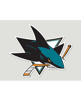 Nhl San Jose Sharks Die-Cut Color Decal, 8X8, Team Color