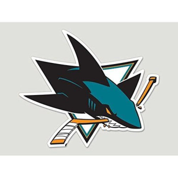 Nhl San Jose Sharks Die-Cut Color Decal, 8X8, Team Color