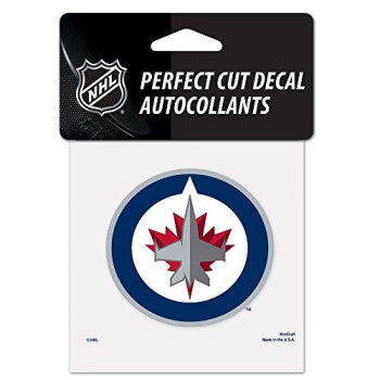 Nhl Winnipeg Jets Perfect Cut Color Decal 8 X 8