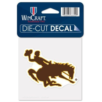 Wincraft Ncaa University Of Wyoming Perfect Cut Color Decal, 8 X 8