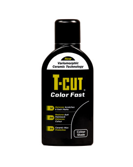 T-Cut Black Scratch Remover Color Fast Paintwork Restorer Car Polish, The 3 In 1 One Step Solution For Restoring Your Vehicles Bodywork, 17 Fl Oz