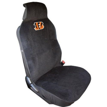 Fremont Die Nfl Cincinnati Bengals Car Seat Cover, Standard, Black/Team Colors