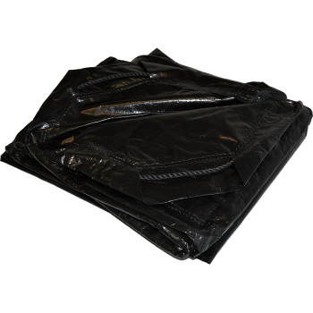 6' x 6' Dry Top Black Drawstring 8-mil Poly Tarp Item #500660