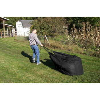 6' x 6' Dry Top Black Drawstring 8-mil Poly Tarp Item #500660