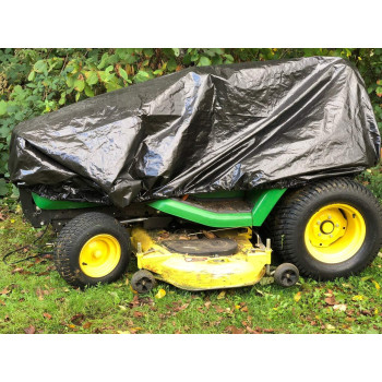 6' x 6' Dry Top Black Drawstring 8-mil Poly Tarp Item #500660