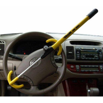 The Club 3000 Twin Hooks Steering Wheel Lock, Yellow