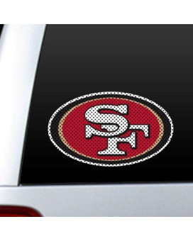 Fremont Die Nfl San Francisco 49Ers Window Film, Large: 12, Team Colors