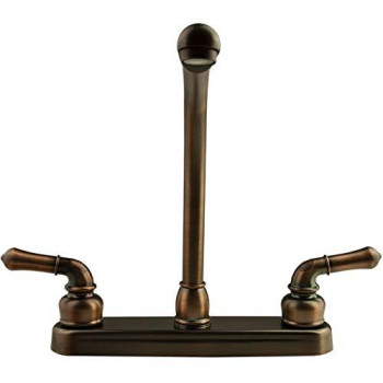 Dura Faucet Df-Pk210C-Orb Hi-Rise Rv Kitchen Sink Faucet With Classical Levers (Oil Rubbed Bronze)