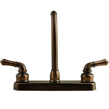 Dura Faucet Df-Pk210C-Orb Hi-Rise Rv Kitchen Sink Faucet With Classical Levers (Oil Rubbed Bronze)