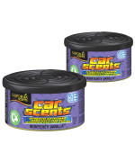 California Scents Ccs-205Amazon Car Scents Tin Vanilla Fragrance, Long Lasting Fragrance Environmentally Friendly Light Weight Organic Product (Pack Of 2)