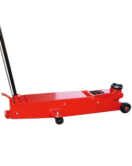 BIG RED T81001 Torin Hydraulic Heavy Duty Long Frame Service/Floor Jack with Foot Pedal, 10 Ton (20,000 lb) Capacity, Red