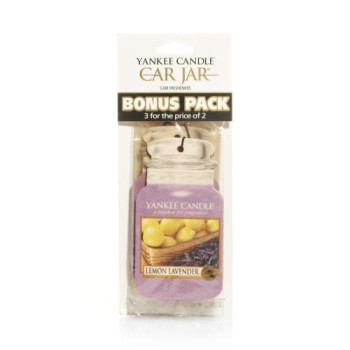 Yankee Candle Lemon Lavender Classic Car Jar Air Freshener Single