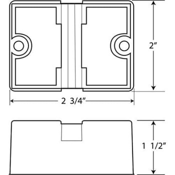 Optronics A-2Rbp Red Replacement Side Marker Lens