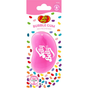 Jelly Belly Car Air Freshener - Bubble Gum 3D Hanging Freshener Car Scent Lasts Up To 30 Days, Air Freshener Car, Home Or Office Genuine Jelly Belly Car Air Fresheners For Women, Men And Kids