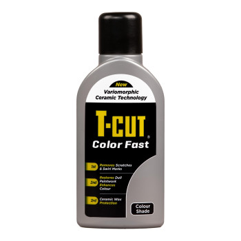 T-Cut Dark Silver Scratch Remover, Color Fast Paintwork Restorer Car Polish, 13 Colors Available, 17 Fl Oz