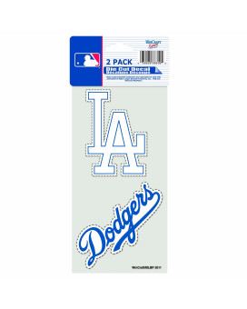 Mlb Los Angeles Dodgers 4-By-8 Die Cut Decal