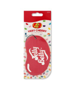 Jelly Belly Car Air Freshener - Very Cherry 2D Hanging Air Freshener Car Scent Lasts Up To 30 Days, Air Freshener Car, Home Or Office Genuine Jelly Belly Car Air Fresheners For Women, Men And Kids