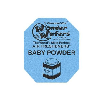 Wonder Wafers 25 Ct Individually Wrapped Baby Powder Air Fresheners