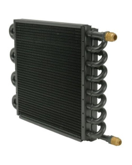 Derale 15300 Tube And Fin Cooler Core,Black