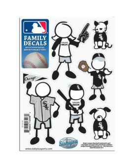 Mlb Chicago White Sox Small Family Decal Set