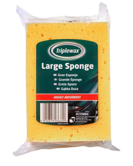 Triplewax Jumbo Sponge (One Size) (Yellow)