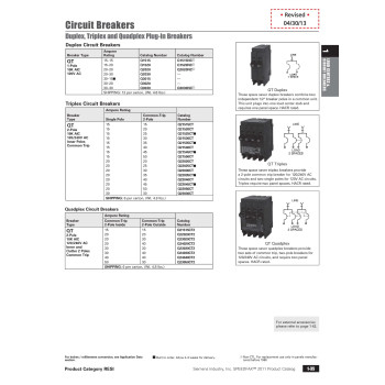 SIEMENS Q21515CT Double Two 15-Amp Single Pole Circuit Breaker, Color