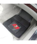 Nfl - Tampa Bay Buccaneers Heavy Duty Car Mat Set - 2 Pieces