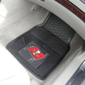 Nfl - Tampa Bay Buccaneers Heavy Duty Car Mat Set - 2 Pieces