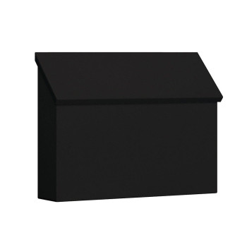 Salsbury Industries 4610BLK, Black Traditional Mailbox, Standard, Horizontal Style