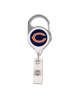 Wincraft Nfl Chicago Bears Retractable Premium Badge Holder, Team Color, One Size