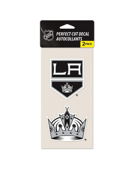 Wincraft Nhl Los Angeles Kings Perfect Cut Decal (Set Of 2) 4 X 4