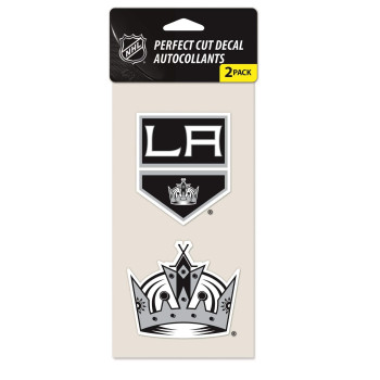 Wincraft Nhl Los Angeles Kings Perfect Cut Decal (Set Of 2) 4 X 4