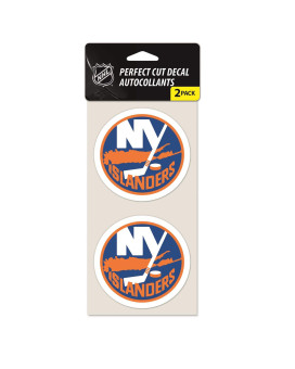 Wincraft Nhl New York Islanders Perfect Cut Decal (Set Of 2) 4 X 4