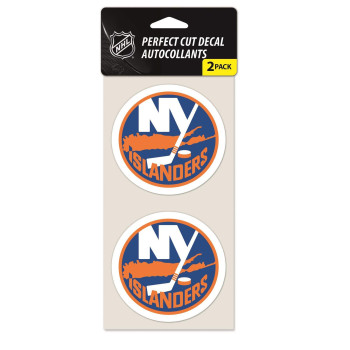 Wincraft Nhl New York Islanders Perfect Cut Decal (Set Of 2) 4 X 4