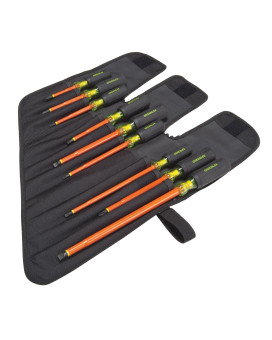 Greenlee - Screwdriver,Insulated 9Pc, Professional Hand Tools (0153-01-INS)