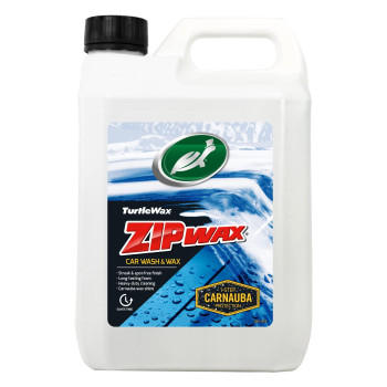 Turtle Wax 52820 Zip Wax Zip Wax Super Concentrated Car Wash Shampoo & Wax 1 Litre